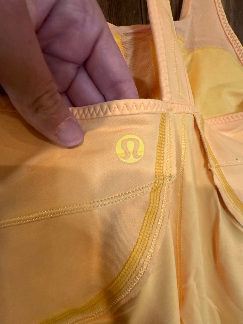 lululemon athletica Bright Yellow Racerback Tank Top - Picture 3 of 4